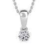 Rhodium Over Sterling Silver