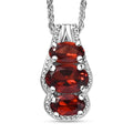 D'Joy Mozambique Garnet Pendant Necklace (20 Inches) - Sticky add to cart bar