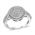 LUXORO 10K White Gold Lab Grown Diamond (G-H, SI) Ring (Size 6.0) (3 g) 1.00 ctw - Sticky add to cart bar