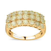 SGL Certified LUXORO 14K Yellow Gold Natural Yellow Diamond I2-I3 Ring 4.70 Grams (Delivery in 5-7 Business Days) 2.00 ctw