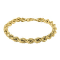 10K Yellow Gold 4.5mm Quint Rope Bracelet (8.50 In) (3.15 g) - Sticky add to cart bar