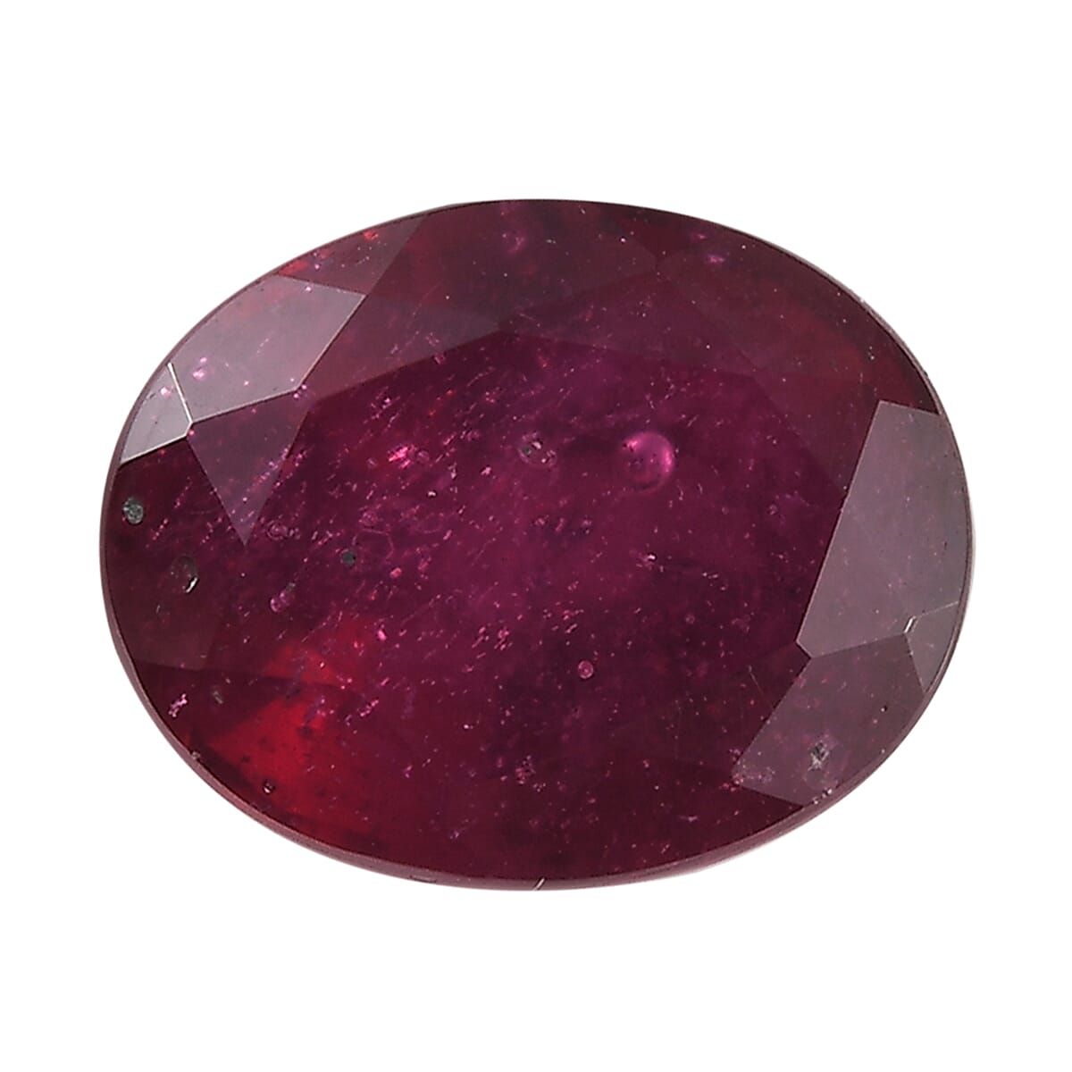 Niassa Ruby (FF) (Ovl 10x8 mm) 3.00 ctw Loose Gemstone