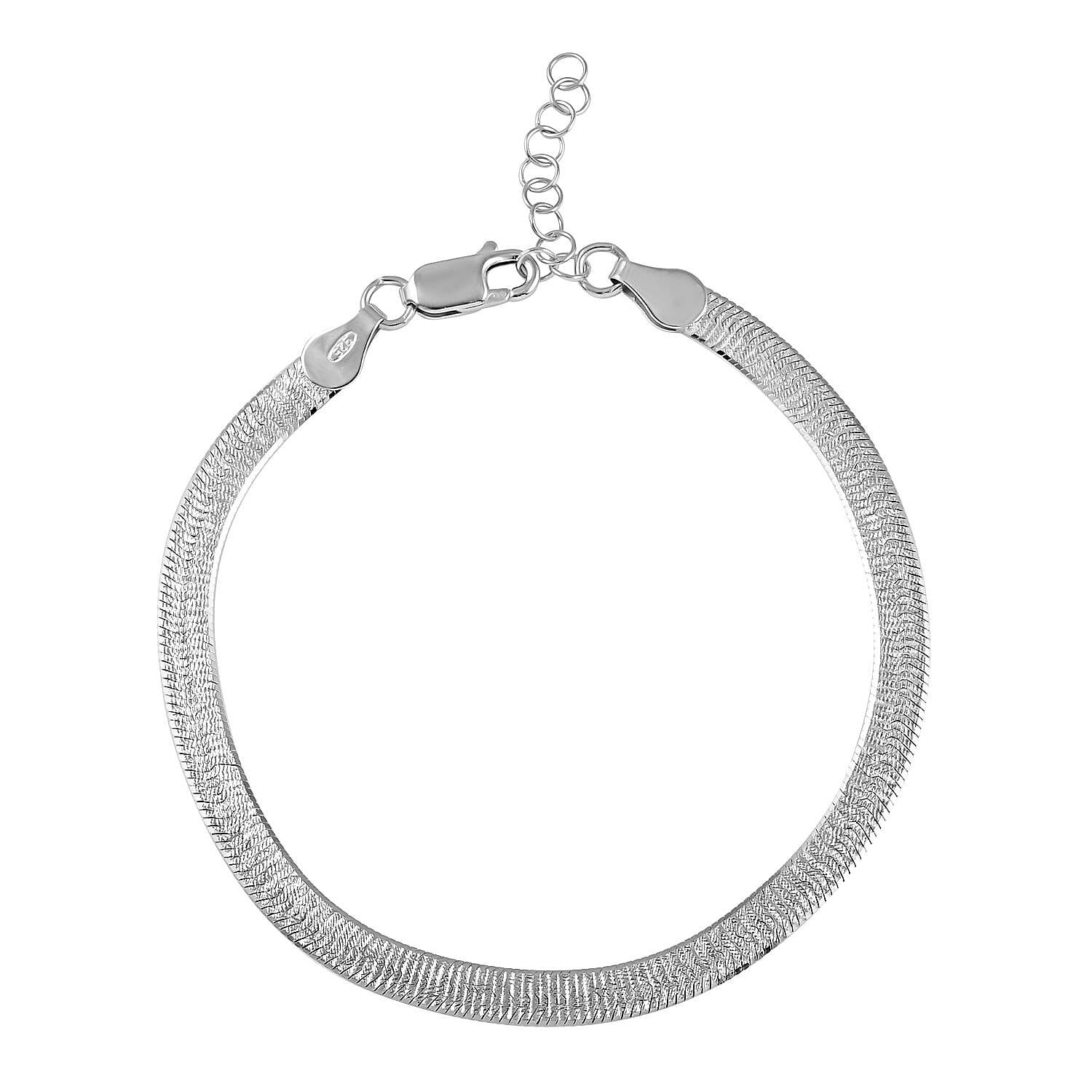 Italian Sterling Silver Bracelet (7.00 In) 3.80 Grams
