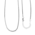 Italian Sterling Silver Necklace (18 Inches) (3.50 g) - Sticky add to cart bar