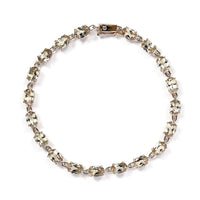 Doorbuster LUXORO 14K Yellow Gold AAA Turkizite Bracelet (8.00 In) 3.60 Grams 11.00 ctw