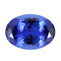 Certified 11.00 ctw Oval Tanzanite Loose Gemstone –  AAAA Grade, Free Size