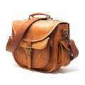 Rofozzi- Brown Icon Genuine Leather Camera Crossbody Shoulder Handbag , Designer Crossbody Bag Purse , Leather Handbags - Sticky add to cart bar