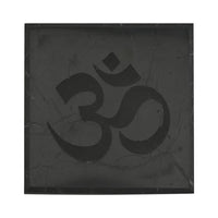 Shungite OM Square Tile 10cm Approx. 1330 ctw