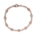 Marropino Morganite Bracelet in Vermeil Rose Gold Over Sterling Silver (7.25 In) 8.10 Grams 3.65 ctw - Sticky add to cart bar