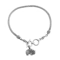 Doorbuster BALI LEGACY Sterling Silver Tulang Naga Bracelet with Elephant Charm (7.50 In) (8.20 g) - Sticky add to cart bar