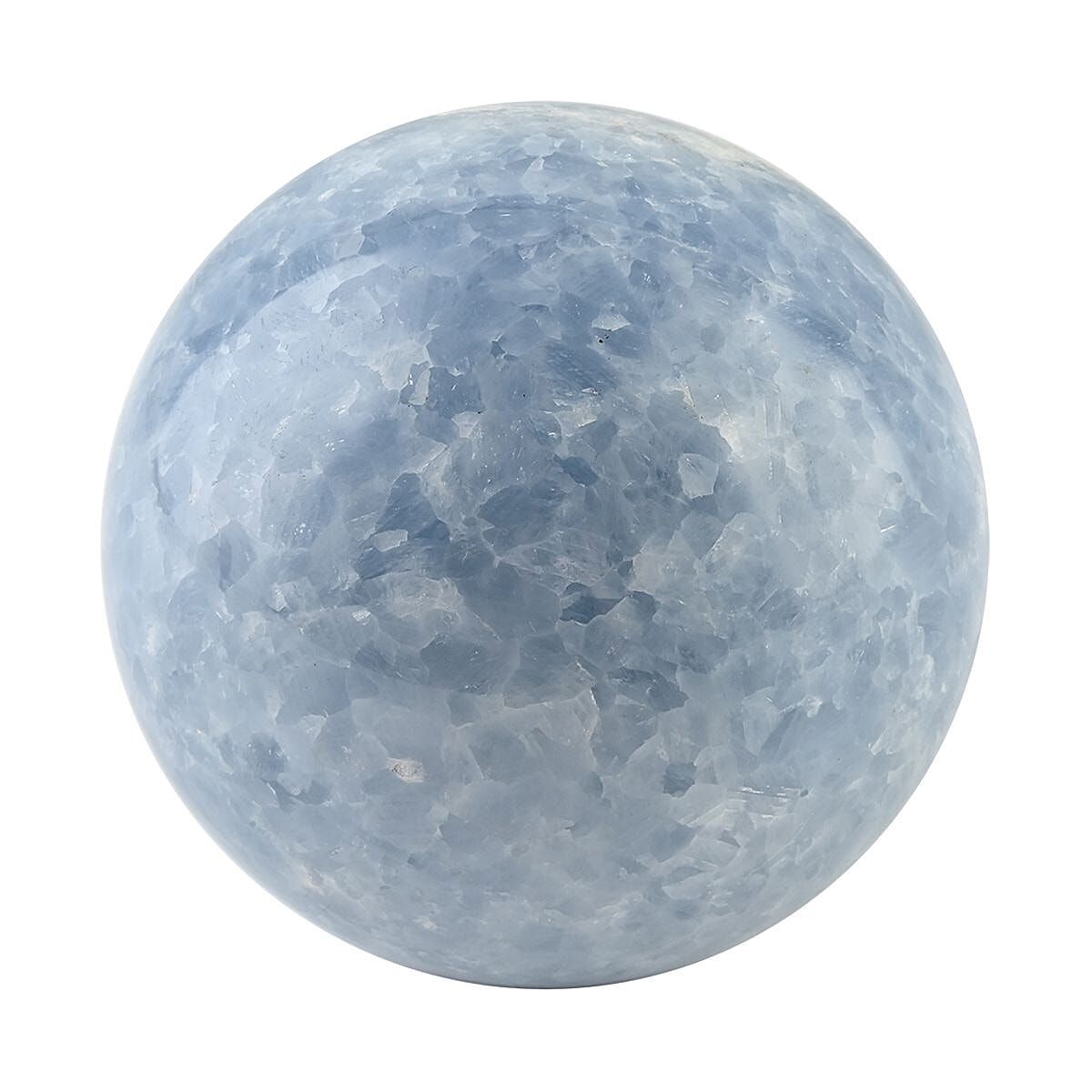 Blue Calcite Sphere -L (Approx 3065 ctw)