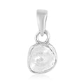 Doorbuster Polki Diamond Solitaire Pendant in 14K YG Over Sterling Silver 0.25 ctw - Sticky add to cart bar
