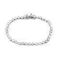Doorbuster Polki Diamond Tennis Bracelet in Sterling Silver (7.00 In) 8.75 Grams 2.00 ctw - Sticky add to cart bar