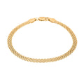 Bismark Chain Bracelet in 14K Yellow Gold Over Sterling Silver (7.50 In) 3.70 Grams - Sticky add to cart bar