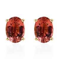 Luxoro 10K Yellow Gold AA Morro Redondo Pink Tourmaline Earrings 2.50 ctw