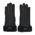 Beige Cashmere Warm Gloves with Faux Fur and Equipped Touch Screen Friendly (9.05"x3.54") - Sticky add to cart bar