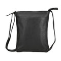 100% Genuine Leather Crossbody Bags  Size:7 L x 8.5 Hinch  Color: Black - Sticky add to cart bar