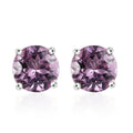Luxoro 10K White Gold Premium Narsipatnam Purple Spinel Stud Earrings 1.00 ctw - Sticky add to cart bar