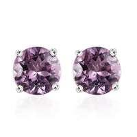 Luxoro 10K White Gold Premium Narsipatnam Purple Spinel Stud Earrings 1.00 ctw