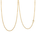 Italian 10K Yellow Gold 1.5mm Mariner Necklace 18 Inches 1 Grams - Sticky add to cart bar