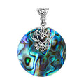 Iridescent Abalone Shell Pendant - Sticky add to cart bar