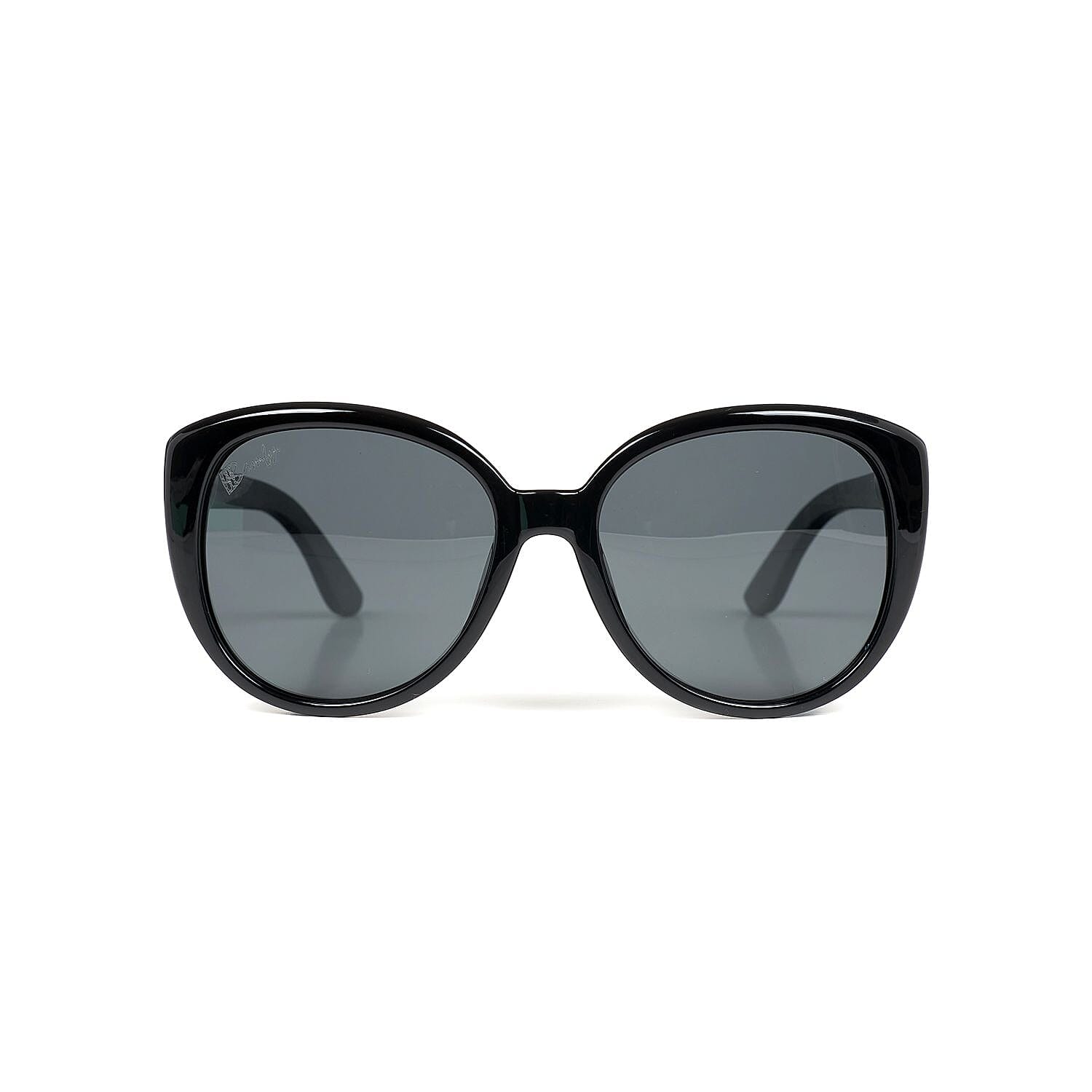 Buy Bamfy Malibu UV400 Sunglasses with Bamboo Legs and Case -Black at ShopLC.