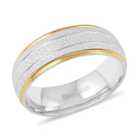 Men's Ring in ION Plated YG Stainless Steel (Size 9)