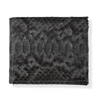 Doorbuster The Grand Pelle Handcrafted Black Color Genuine Python Leather Tote Bag (4.50"x0.70"x4.0")