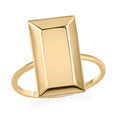 LUXORO 10K Yellow Gold Bar Ring 1.55 Grams - Sticky add to cart bar
