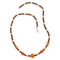 Baltic Amber Necklace 24 Inches in Sterling Silver - Sticky add to cart bar