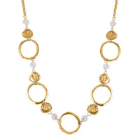Simulated Pearl Necklace in Goldtone 28-30 Inches