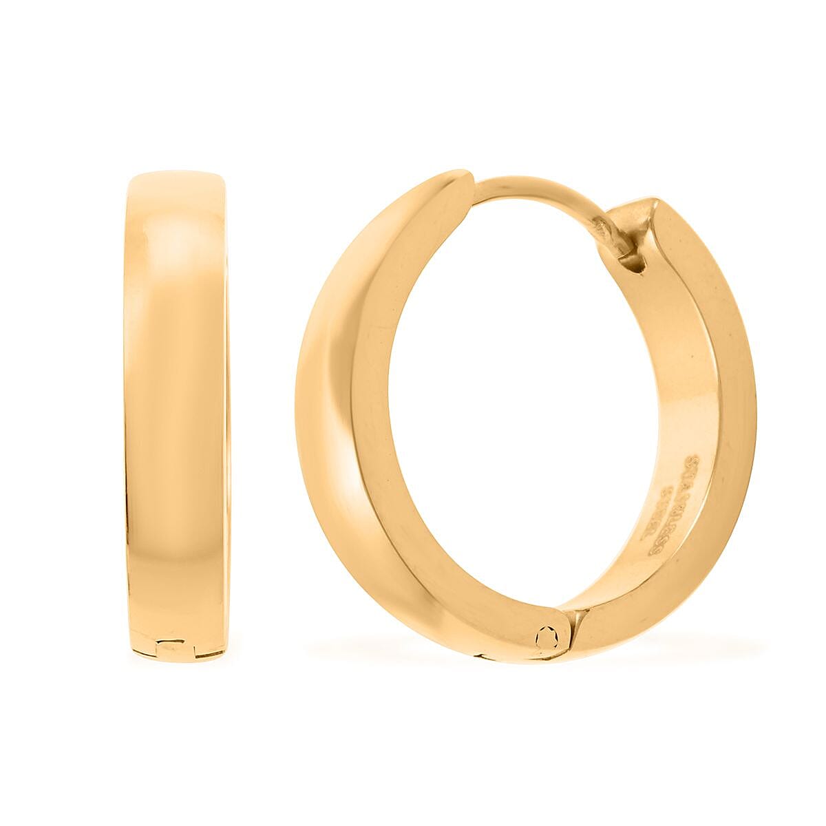 Classic Hoop Earrings in Stainless Steel