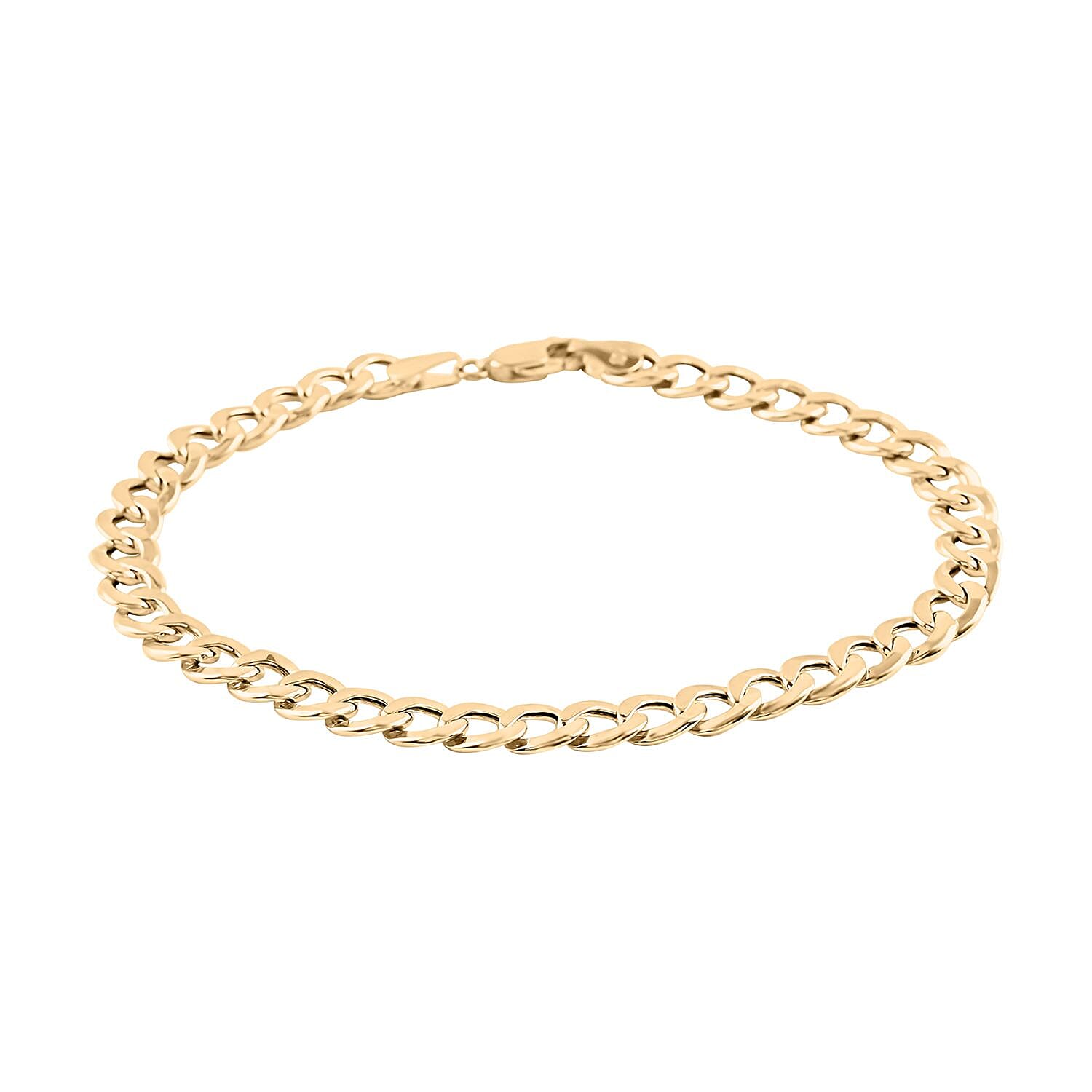10K Yellow Gold 6.5mm Curb Bracelet (8.00 In) 5.5 Grams