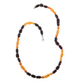 Multi Colored Amber Necklace 23 Inches in Sterling Silver - Sticky add to cart bar