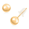 10K Yellow Gold 5mm Stud Earrings 0.12 Grams - Sticky add to cart bar