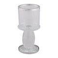 Black Round Cup Crystal Candle Holder (2.56"x2.56"x5.71") - Sticky add to cart bar