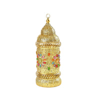 Antique Lamp in Gold Plating (UL Plug ) & (E26 Bulb Not Included) (10"x25.6")