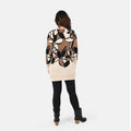 TAMSY Brown and Cream Floral Cardigan - S - Sticky add to cart bar