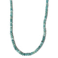 Grandidierite Beaded Necklace 18-20 Inches in Vermeil Yellow Gold Over Sterling Silver 115.00 ctw - Sticky add to cart bar