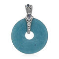 Sajen Silver Amazonite and Multi Gemstone Pendant in Sterling Silver 49.85 ctw - Sticky add to cart bar