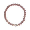 Tanzanian Natronite and Freshwater Pearl Beaded Stretch Bracelet in 14K YG Over Sterling Silver 59.80 ctw - Sticky add to cart bar