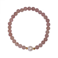 Tanzanian Natronite and Freshwater Pearl Beaded Stretch Bracelet in 14K YG Over Sterling Silver 59.80 ctw