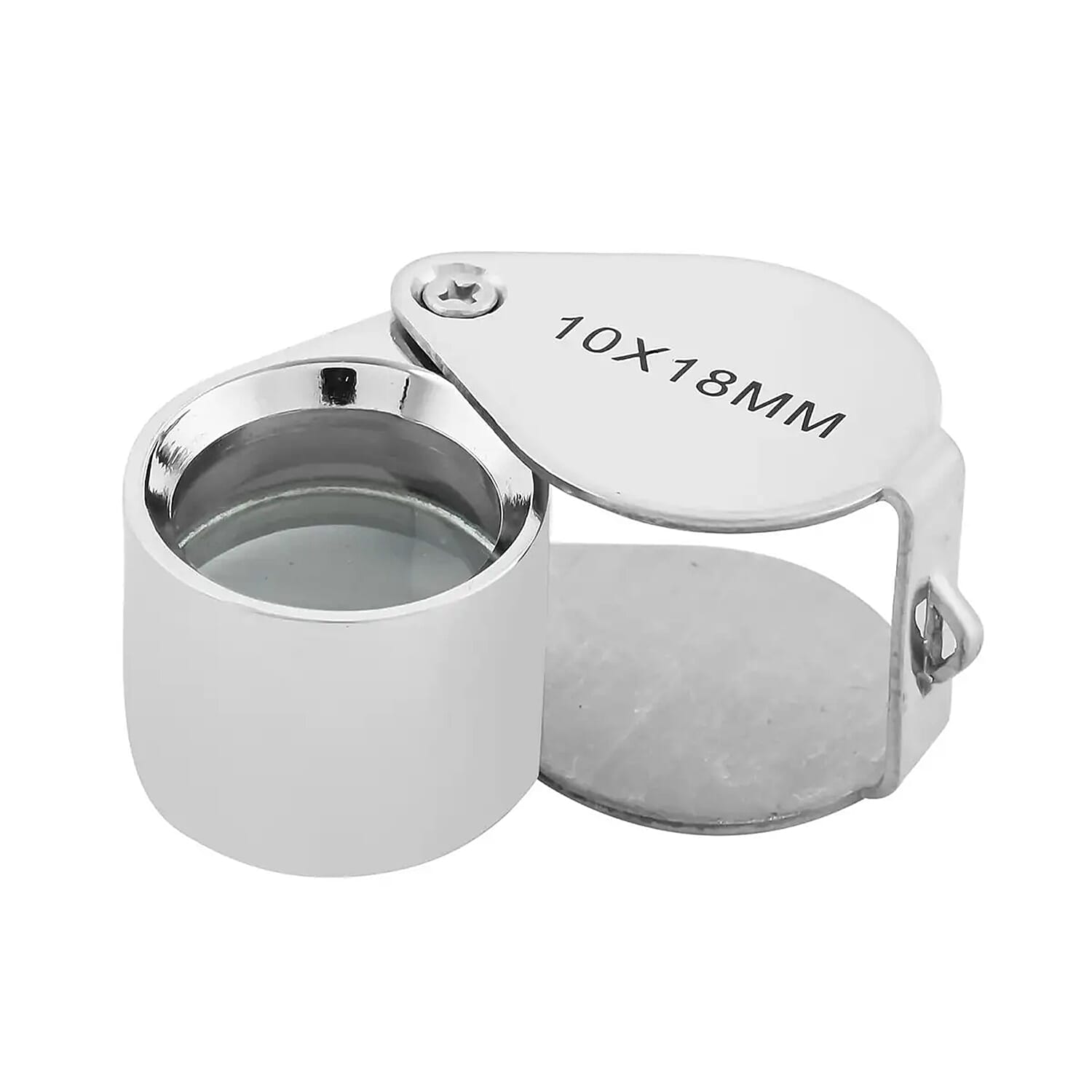 Closeout Maximize Folding Pocket Loupe in Silvertone (10X)