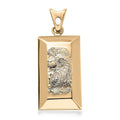 Doorbuster Luxoro 10K Yellow Gold Lady Fortune Pendant 1.65 Grams (Del. in 5-7 Days) - Sticky add to cart bar