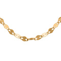 Italian 10K Yellow Gold Petali Pendant Chain Necklace with Magnetic Clasp, 18 Inch Necklace, Gold Jewelry, Birthday Anniversary Wedding Gift 0.85 Grams - Sticky add to cart bar
