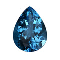 AAAA Swiss Blue Topaz (Pear 16x12 mm) 8.00 ctw Loose Gemstone - Sticky add to cart bar