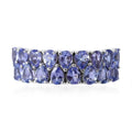 Tanzanite Ring in Platinum Over Sterling Silver 3.75 ctw - Sticky add to cart bar