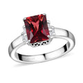 Rhapsody 950 Platinum AAAA Ouro Fino Rubellite and E-F VS Diamond Ring 6.50 Grams 2.65 ctw - Sticky add to cart bar