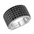 Thai Black Spinel 2.35 ctw Ring in Sterling Silver (Size 5.5) - Sticky add to cart bar