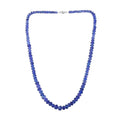 Rhapsody Certified & Appraised AAAA Tanzanite Beaded Necklace, 18 Inch Necklace in 950 Platinum, Tanzanite Jewelry For Her, Birthday Anniversary Gift 165.00 ctw - Sticky add to cart bar